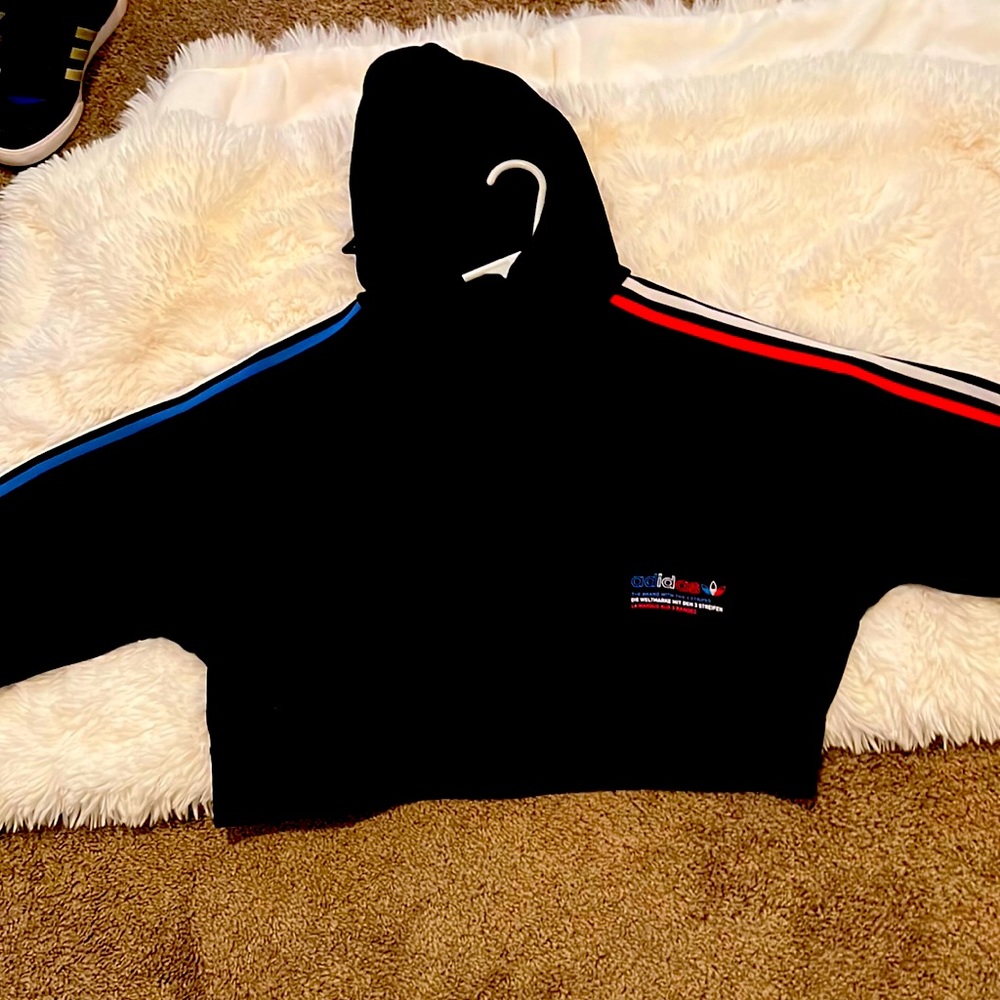 Womens adidas hoodie cropped